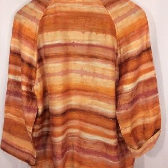 Chico's 2 Open Front Jacket Blazer Sz Large - Picture 6 of 6